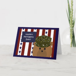 Herzlichen Glückwunsch zum Vatertag für den Helden Karte