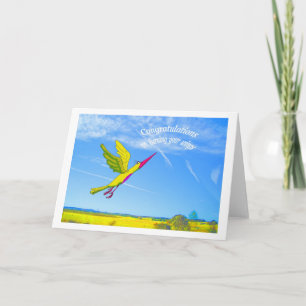 Herzlichen Glückwunsch zum Verdienen Ihrer Flügel Karte
