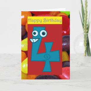 Herzlichen Glückwunsch zum vierten Geburtstag, 4. Karte
