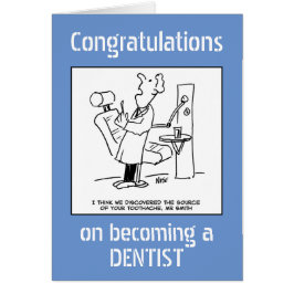 Herzlichen Glückwunsch zum Zahnarzt