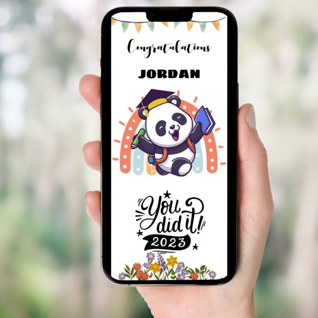 Herzlichen Glückwunsch zur Abschluss Card Einladung (Von Creator hochgeladen)