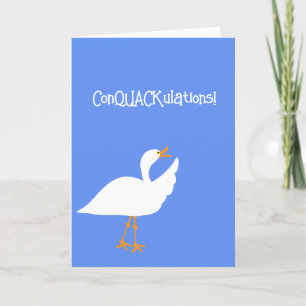 Herzlichen Glückwunsch zur Duck Card Karte