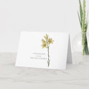 Herzlichen Glückwunsch zur Erstkommunionkarte Einladung