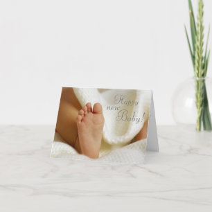 Herzlichen Glückwunsch zur Geburt Karte