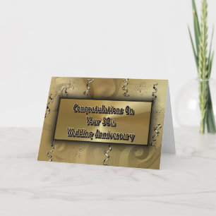 Herzlichen Glückwunsch zur goldenen Hochzeit Karte