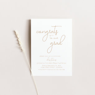 Herzlichen Glückwunsch zur Graduierungsfeier - Ben Einladung