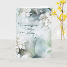 Herzlichen Glückwunsch zur Hochzeit für Sohn und s