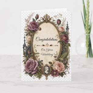 Herzlichen Glückwunsch zur Hochzeit Karte