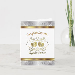 Herzlichen Glückwunsch zur Hochzeit, Karte für Her