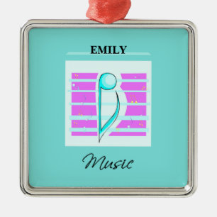 Herzlichen Glückwunsch zur musikalischen Leistung Silbernes Ornament