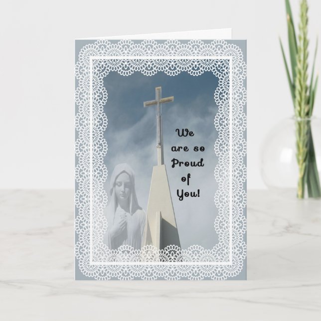 Herzlichen Glückwunsch zur Teilnahme an der Nun Ca Karte (Vorderseite)