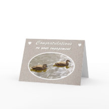 Herzlichen Glückwunsch zur Verlobung, das Paar der