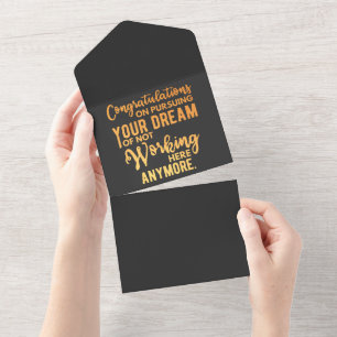 Herzlichen Glückwunsch zur Verwirklichung Ihres Tr All In One Einladung