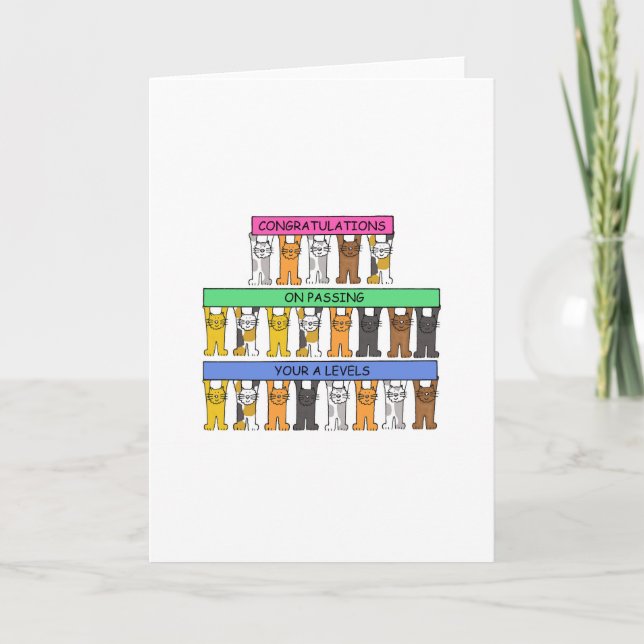 Herzlichen Glückwunsch zur Weitergabe Ihrer A-Leve Karte (Vorderseite)