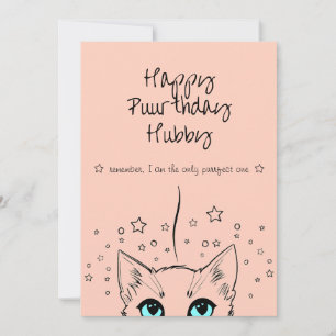 Herzlichen Purr-zur Geburtstag (Geburtstagsgrüße) Feiertagskarte