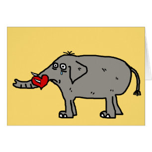 Herzlicher Cartoon Elephant und benutzerdefinierte