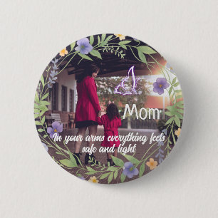 Herzlicher Mutter-Button-Pin Button