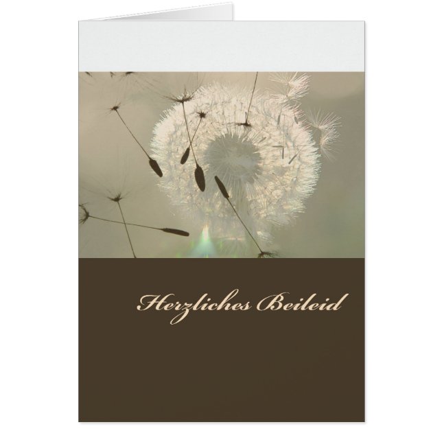 Herzliches Beileid (Vorne)