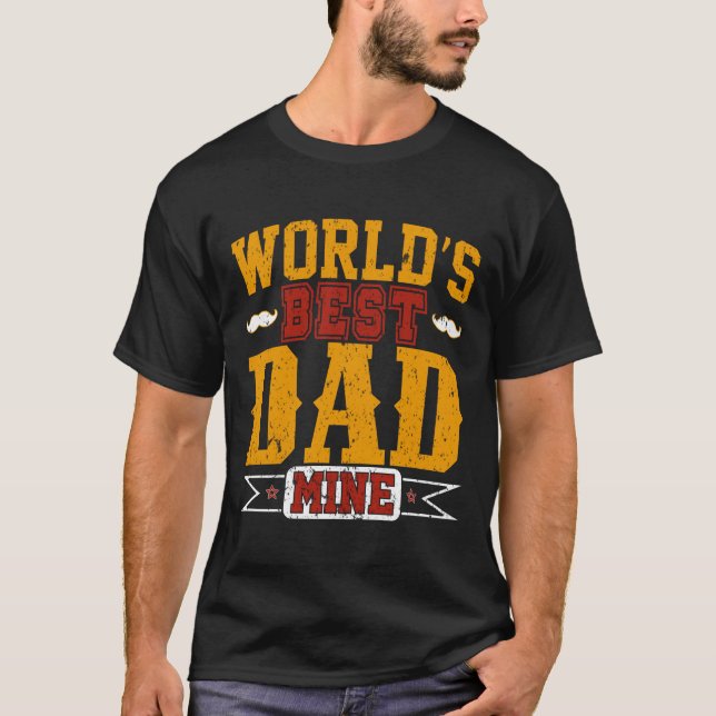 Herzliches Geschenkdesign für den Vater T-Shirt (Vorderseite)