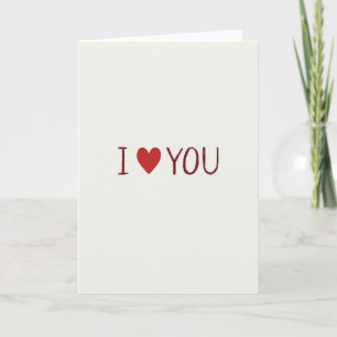 Herzliches Ich-liebe-dich-Karten Karte