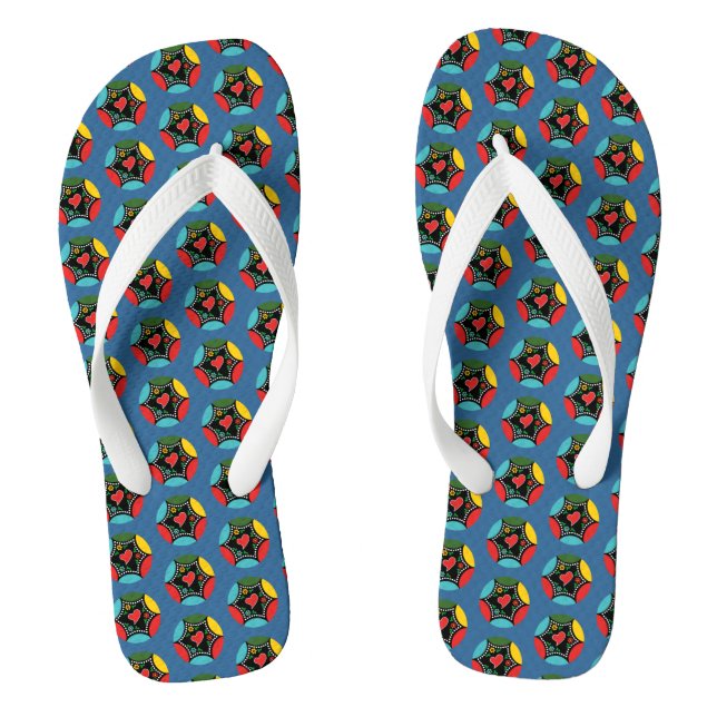 Herzliches portugiesisches Weihnachtsgebäck Flip Flops (Fußbett)