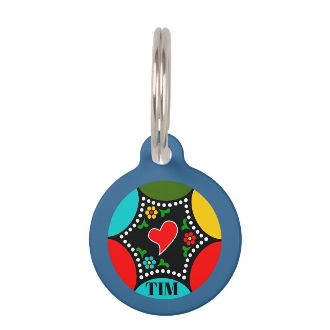 Herzliches portugiesisches Weihnachtsgebäck Haustiermarke (Rückseite)