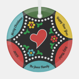 Herzliches portugiesisches Weihnachtsgeschenk - Pa Ornament Aus Glas