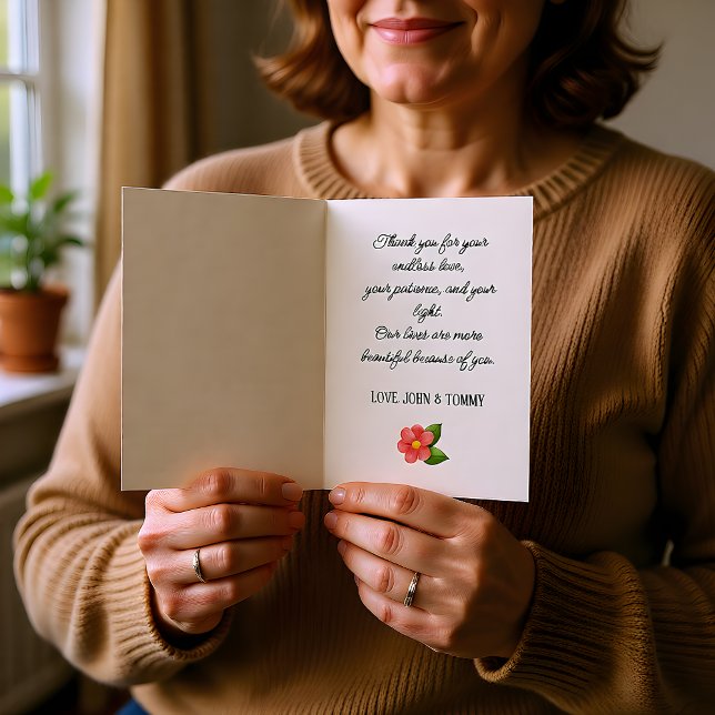 Herzliches Skript Persönliche Fotokarte Karte (Von Creator hochgeladen)