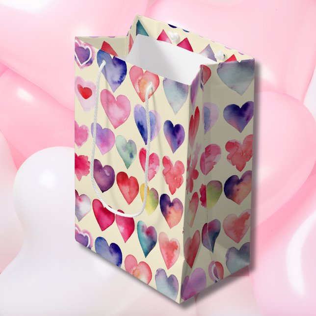 Herzliches Valentin Mittlere Geschenktüte (Von Creator hochgeladen)