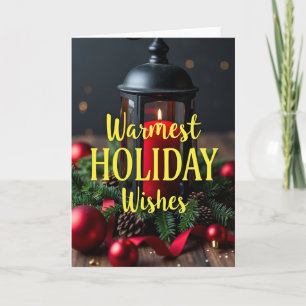 Herzlichste Weihnachtsgrüße Karte