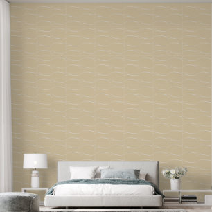 Herzlinks, Light Grau auf Light Peach Soft Orange Tapete