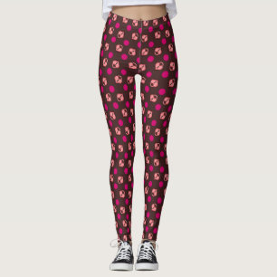Herzlocket und Punkteschokolade Leggings