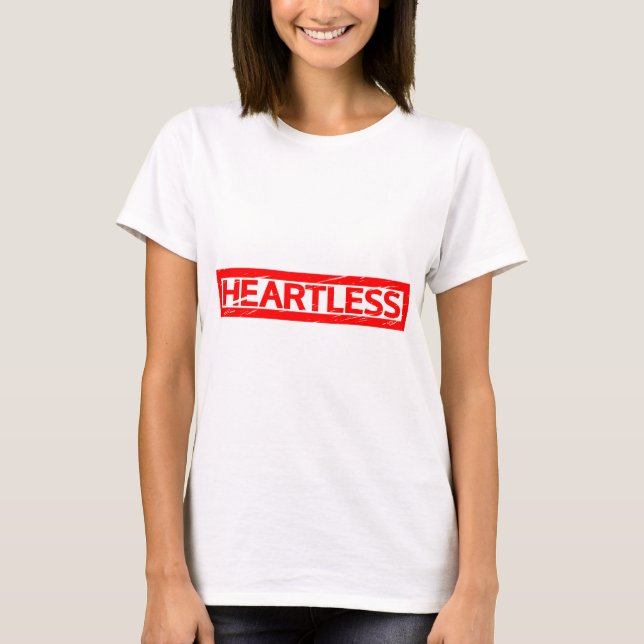Herzlose Briefmarke T-Shirt (Vorderseite)