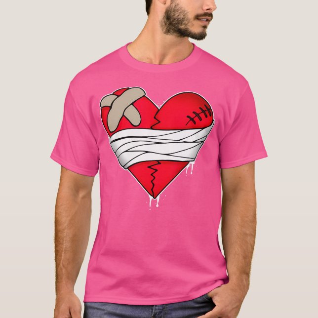 Herzloses Shirt Herzerbrochenes Shirt Keine Liebe  (Vorderseite)