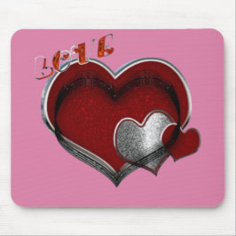 Herzmagic Pink Mouse Pad Mousepad