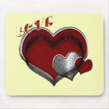 Herzmagic Yellow Mouse Pad