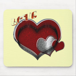 Herzmagic Yellow Mouse Pad Mousepad