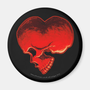 Herzmagnet (rund) magnet