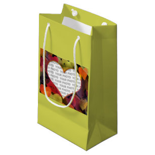 Herzmini Frame I + Ihr Foto & Ihre Ideen Kleine Geschenktüte
