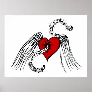 Herzmusik Poster
