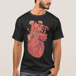 Herzmuskelkollektor Porzellan Pilzwald T-Shirt