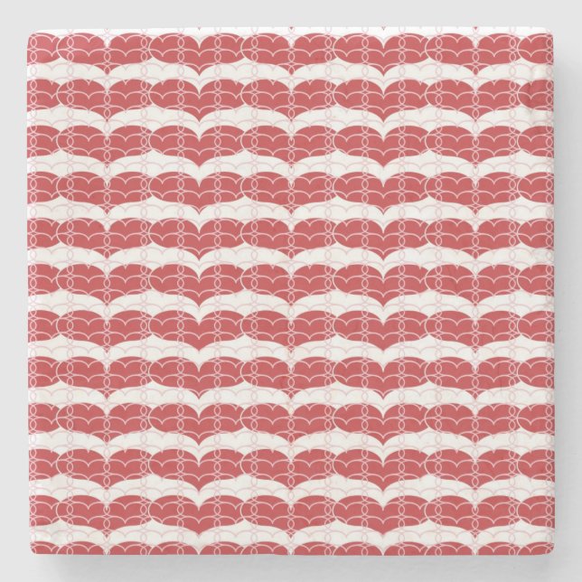 Herzmuster 2 steinuntersetzer (Vorderseite)