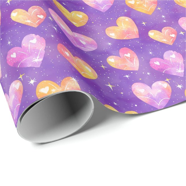 Herzmuster 3 geschenkpapier (Rolleneckpunkt)