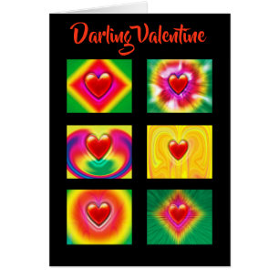 Herzmuster - benutzerdefinierte Valentinkarte