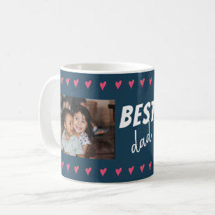 Herzmuster Bester Vater 2 Foto Kaffeetasse