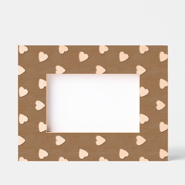 Herzmuster Geätzte Rahmen (Vorderseite)