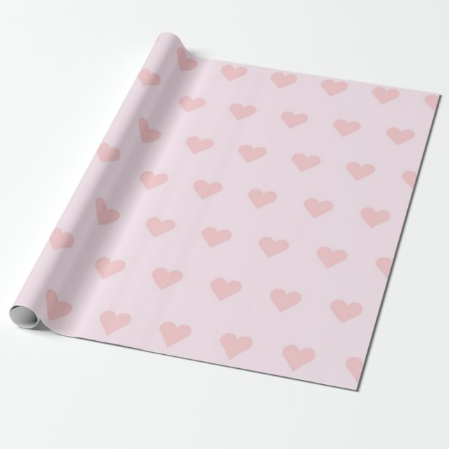 Herzmuster Geschenkpapier (Ungerollt)