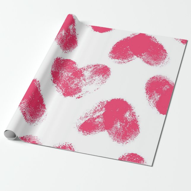 Herzmuster Geschenkpapier (Ungerollt)
