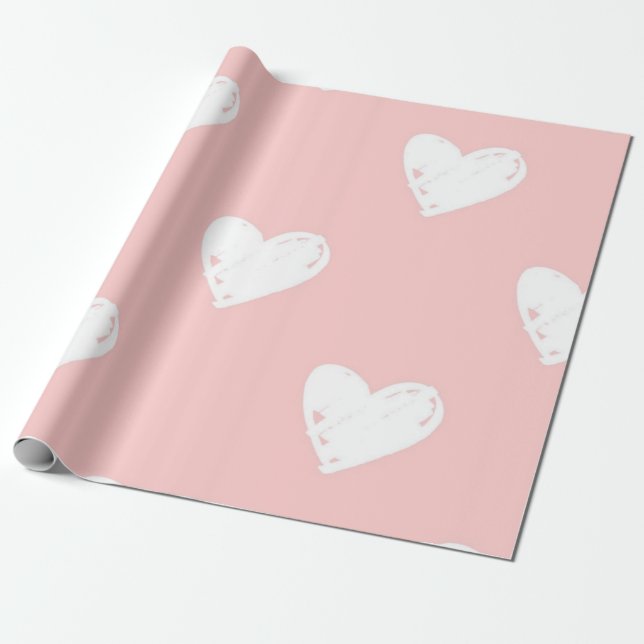 Herzmuster Geschenkpapier (Ungerollt)