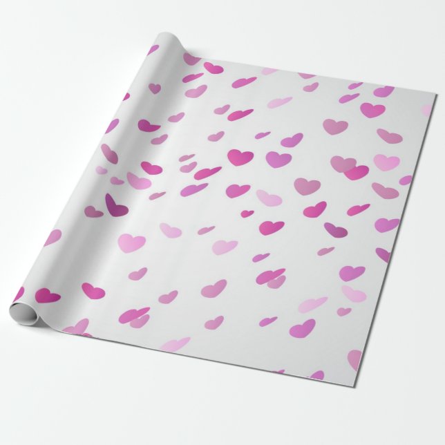 Herzmuster Geschenkpapier (Ungerollt)